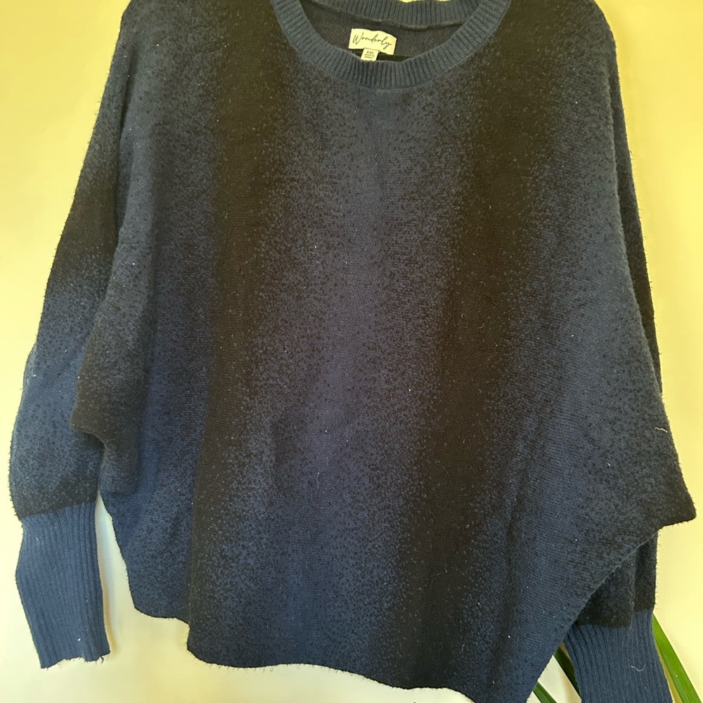Wonderly Midnight Blue Crew Neck Sweater